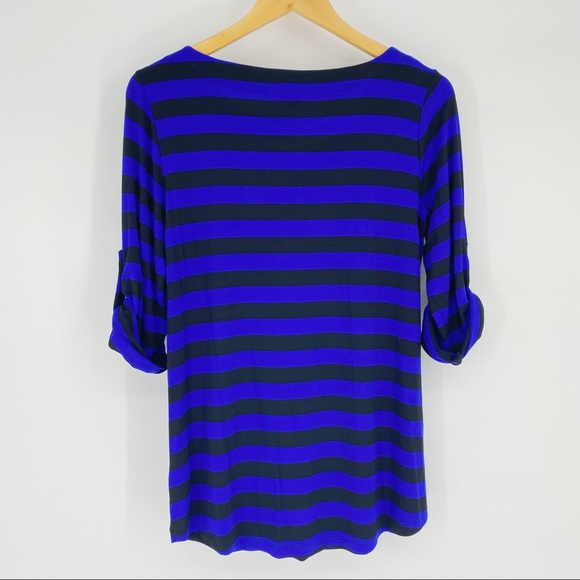 Cable & Gauge Black and Blue Stripe New Soft Top - Picture 3 of 9